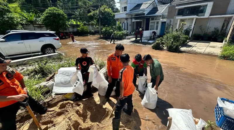 Sebanyak 338 KK Terdampak Banjir Pesawaran